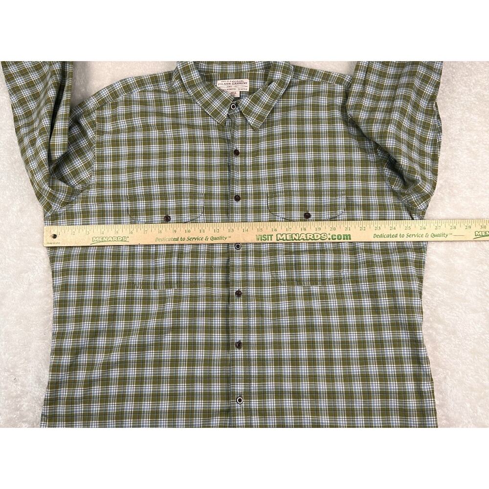 VTG CC Filson Mens Long Sleeve Button Down Shirt Size XXL Cotton - Picture 4 of 7